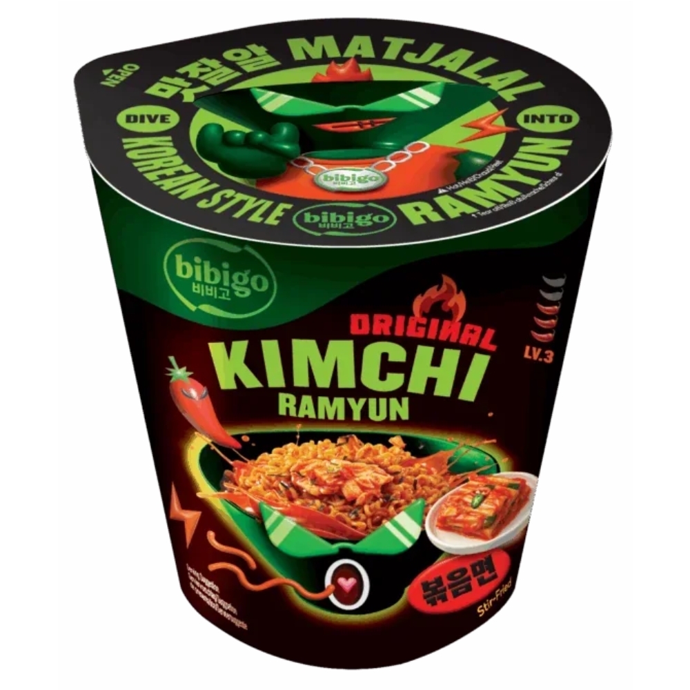 Instant Kimchi Ramen Cup 98g BIBIGO
