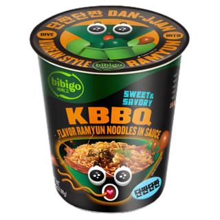 Στιγμιαία Ράμεν Νουντλς με Γεύση Kορεάτικο BBQ σε Κύπελο 98g BIBIGO