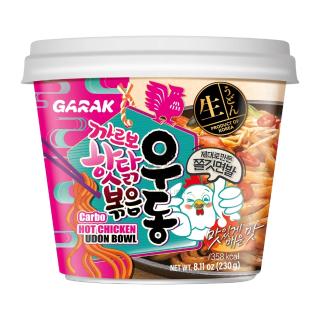 Instant Udon Cup Noodles Carbo Hot Chicken Flavour 239g GARAK
