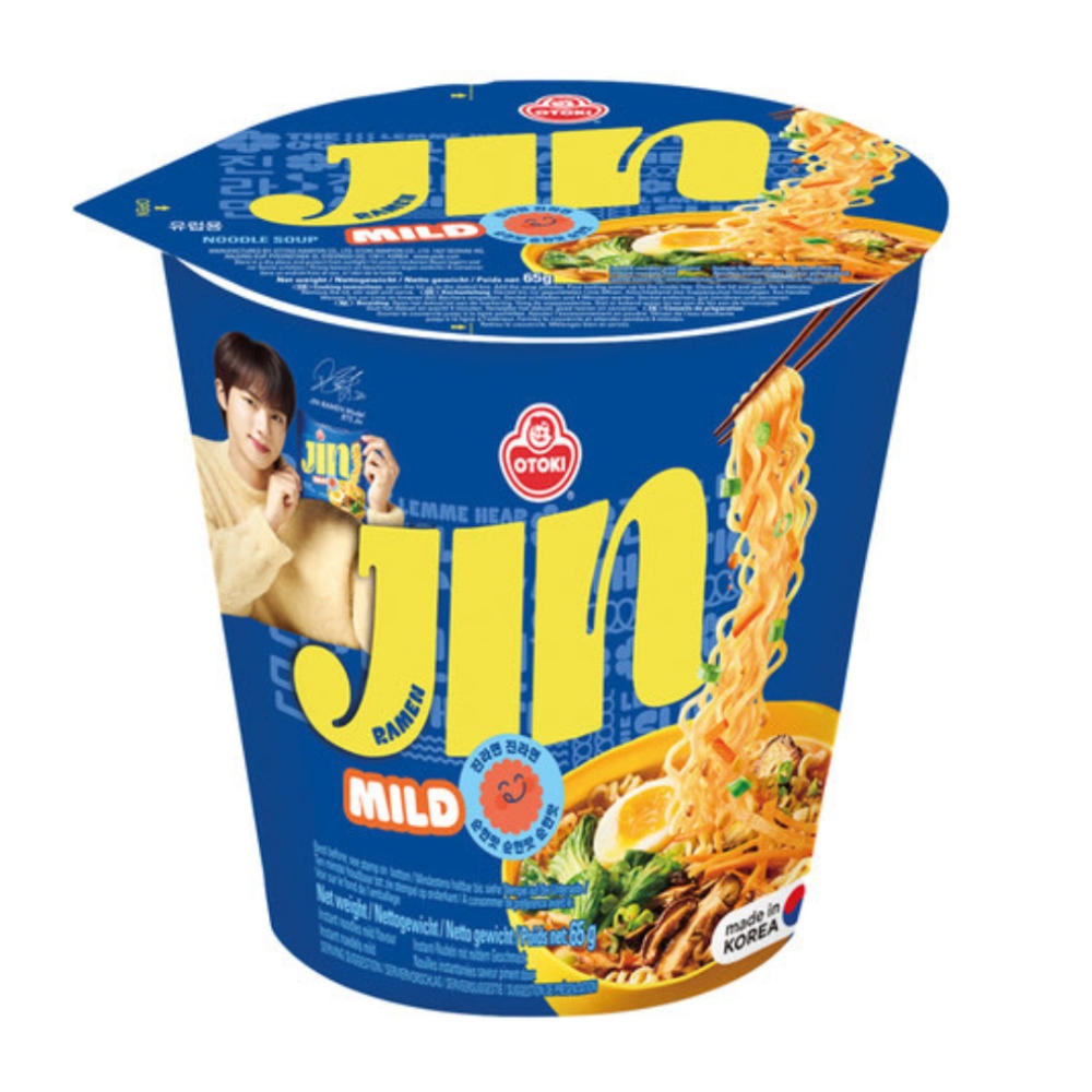 Instant Noodles Jin Mild Ramen Cup 65g OTTOGI