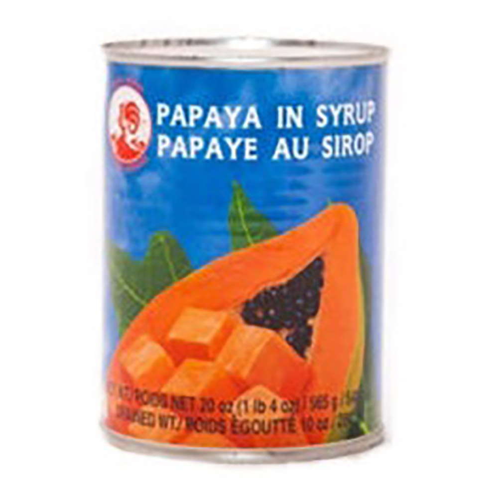 Canned Papaya In Syrup 565g COCK