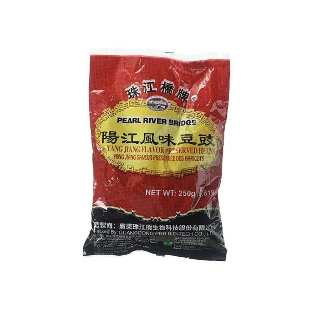 Yang Jiang Preserved Salted Black Beans 250g PEARL RIVER BRIDGE