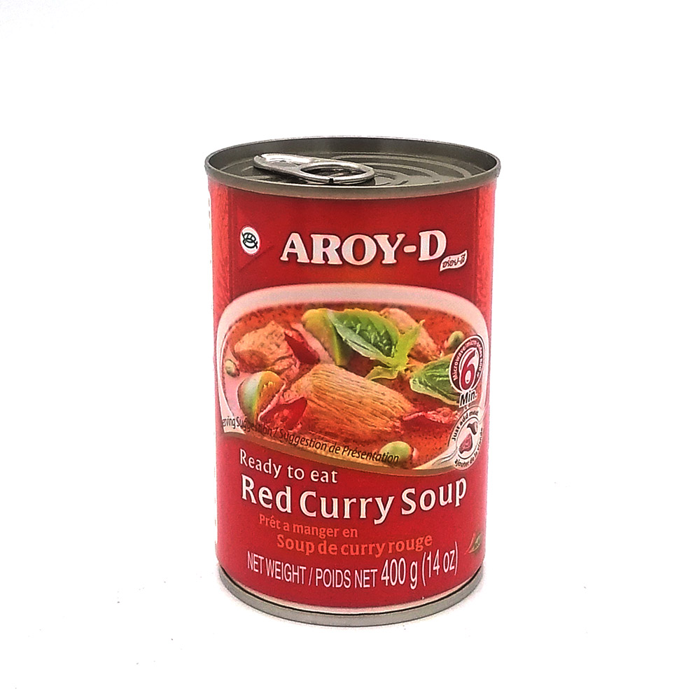 Έτοιμη Σούπα Κόκκινου Κάρυ 400g  AROY-D