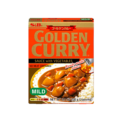 Golden Curry With Vegetables Mild 220g S&B