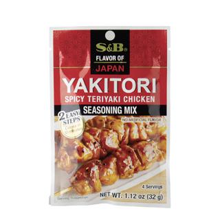 Seasoning Mix Yakitori Spicy Teriyaki Chicken 32g S&B