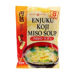 Enjuku Koji Miso Soup with Fried Tofu 8 Servings 155g HIKARI MISO