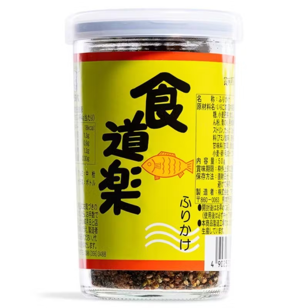 Rice Seasoning Mix Kui Doraku Furikake with Nori and Dried Fish食道楽 ふらかけ 50g FUTABA