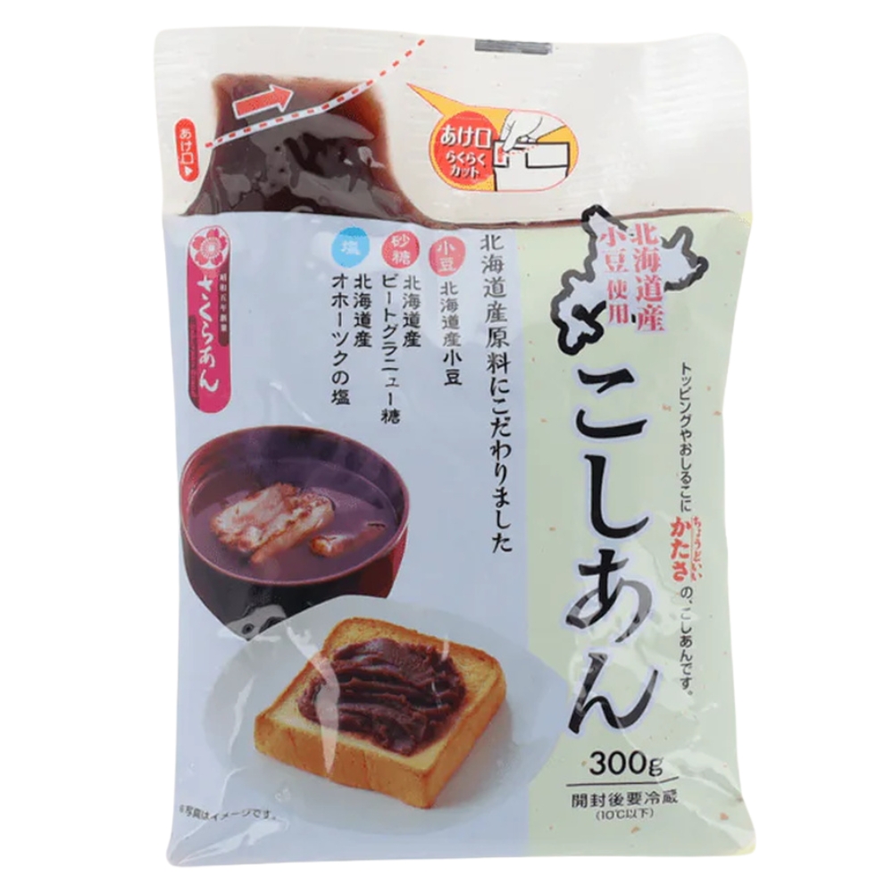 Sweet Smooth Azuki Red Bean Paste - Anko Koshian 300g TANIO FOODS