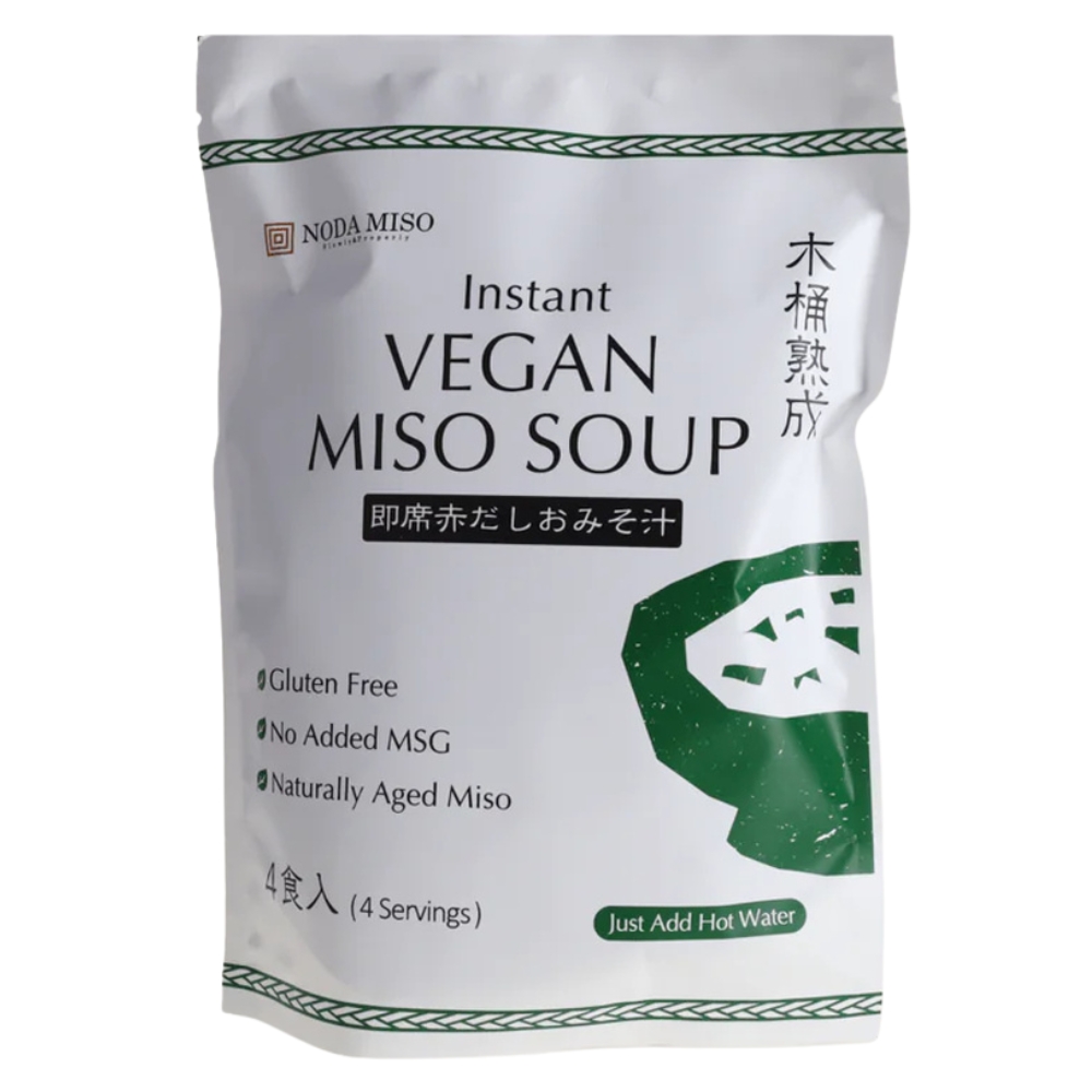 Vegan Instant Red Miso Soup 4 Servings NODA MISO
