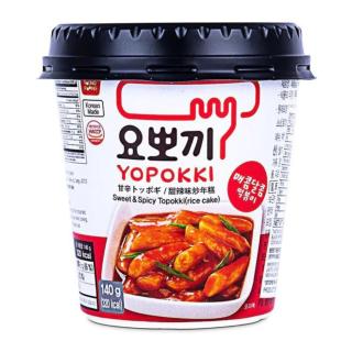 Instant Topokki sweet & spicy 140g YOPOKKI