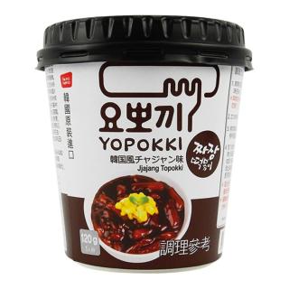 Instant Topokki Black Soy Bean Sauce 120g YOPOKKI