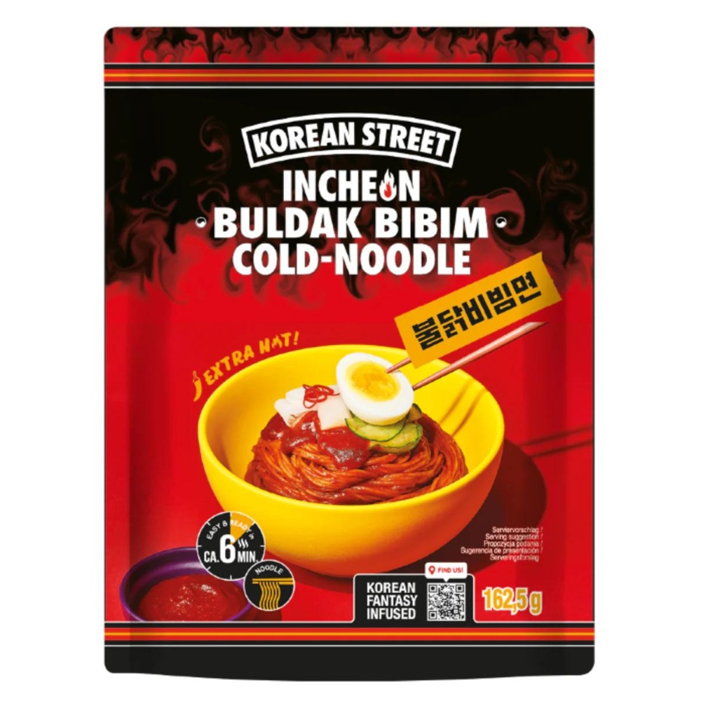 Incheon Buldak Bibim Cold-Noodles 162,5g KOREAN STREET