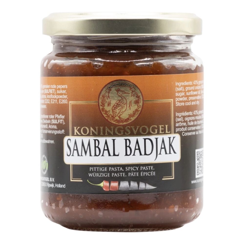 Sambal Badjak Chili Paste 280g KONINGSVOGEL