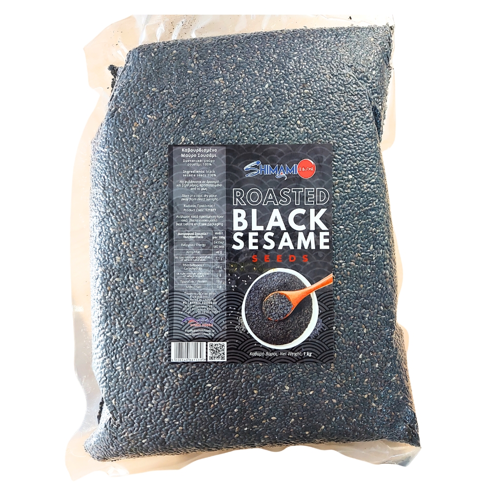 Roasted Black Sesame Seeds - Irigoma Kuro 1kg SHIMAMI