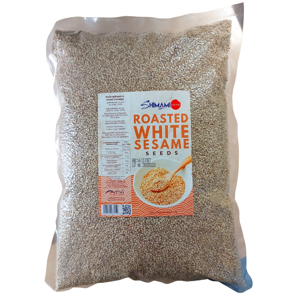 Λευκό Σουσάμι Καβουρντισμένο 1kg SHIMAMI