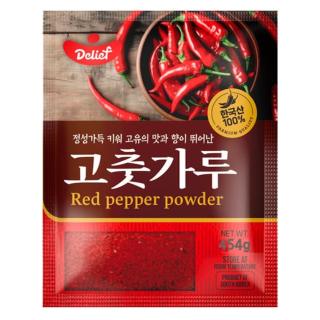 Κόκκινη Πιπεριά Τσίλι Τριμμένη για Κίμτσι - Gochugaru 454g DELIEF