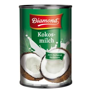 Canned Coconut Milk 17-19% 400ml DIAMOND