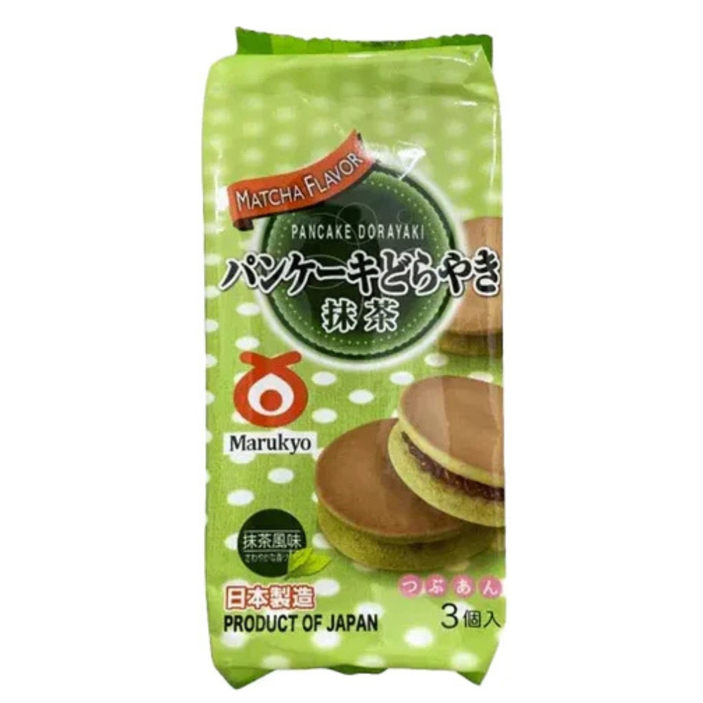 Dorayaki Ιαπωνικό Πανκέϊκ με Γεύση Matcha  150g (3 τεμ) MARUKYO