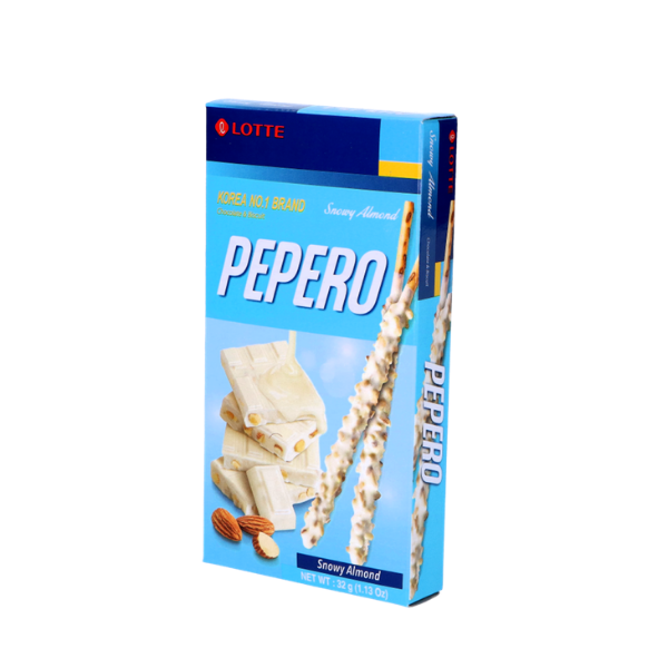 Pepero Snowy  Almond Sticks 32g LOTTE