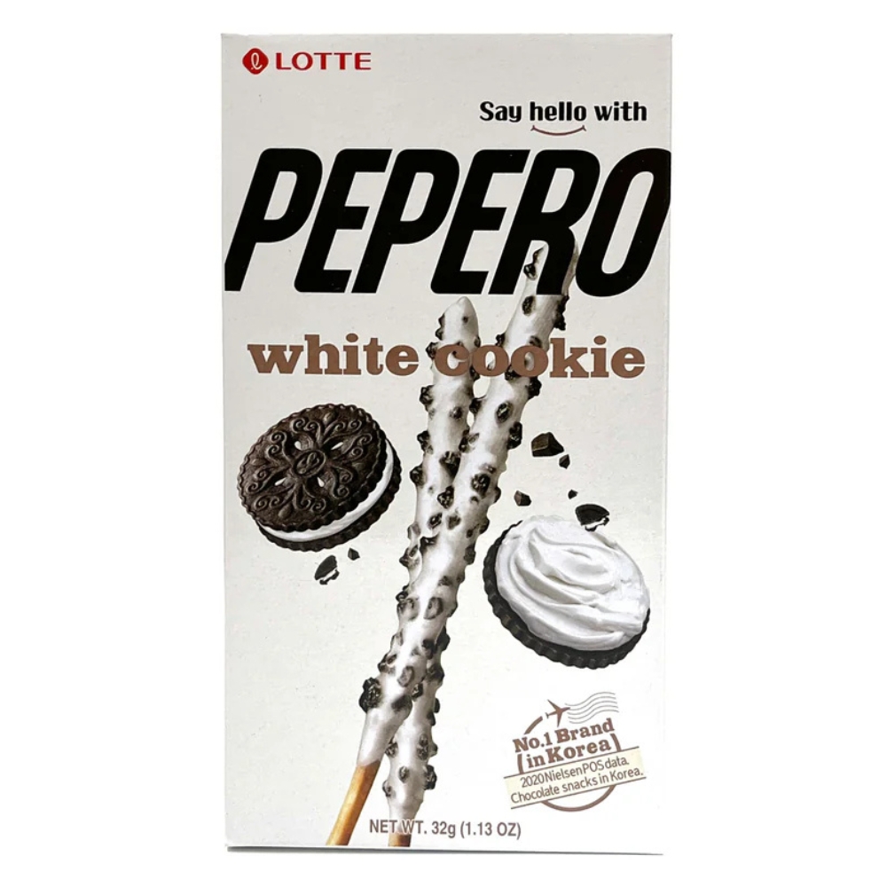 Pepero White Cookie - 롯데 빼빼로 32g LOTTE
