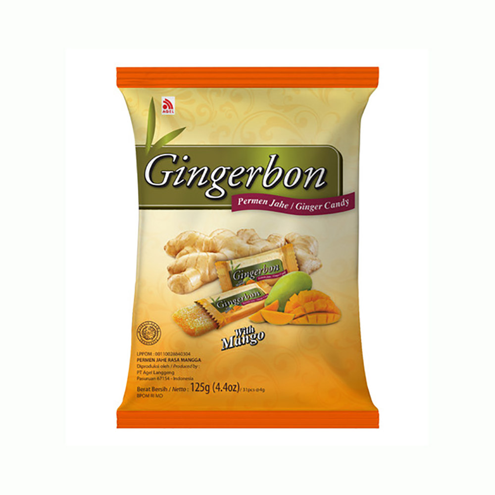 Ginger Candy With Mango 125g GINGERBON