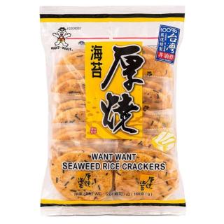 Rice Crackers with Seaweed 160g WANT WANT