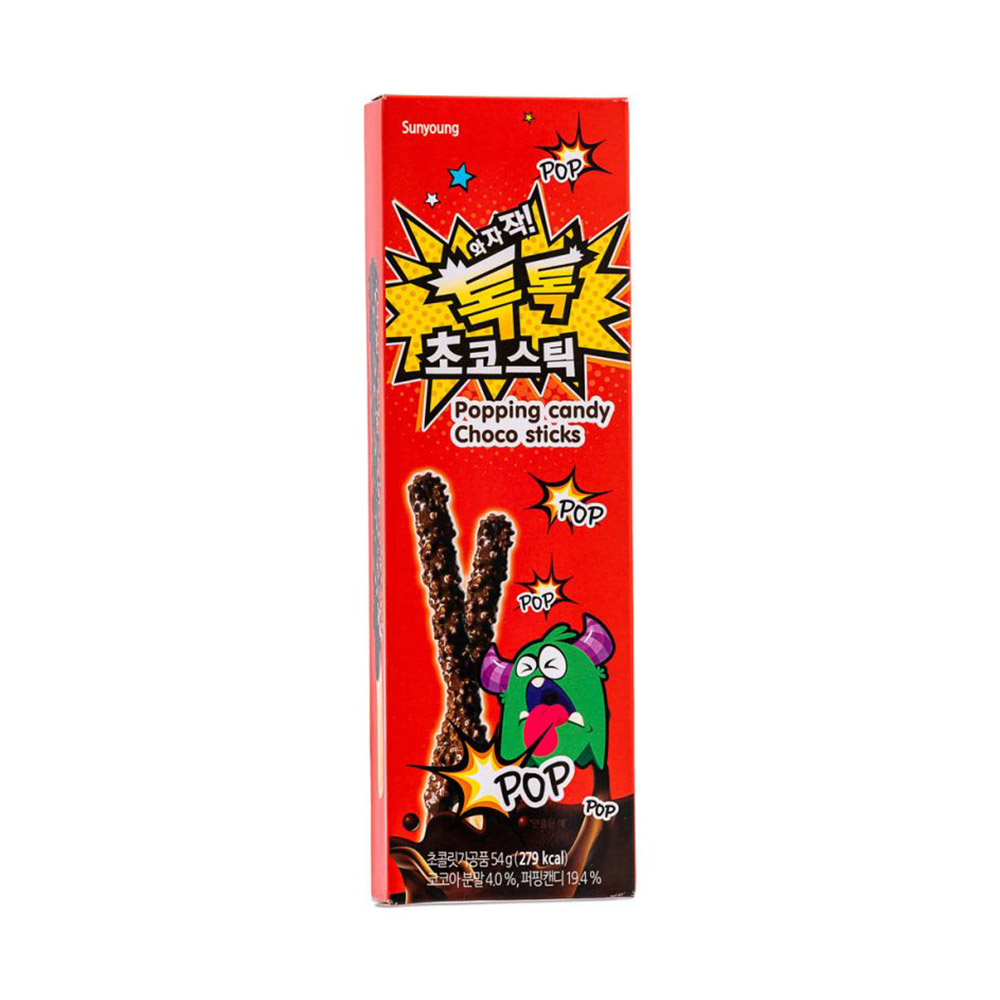 Popping Candy Choco Sticks 54g SUNYOUNG