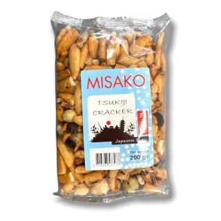 Κράκερ Ρυζιού με Φιστίκια και Φύκια Νόρι Tsukiji 200g MISAKO