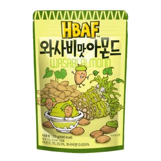 Κορεάτικα Αμύγδαλα με Γεύση Γουασάμπι 120g HBAF