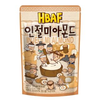 Korean Injeolmi Almond - Sweet Rice Cake Flavoured Almonds 120g HBAF