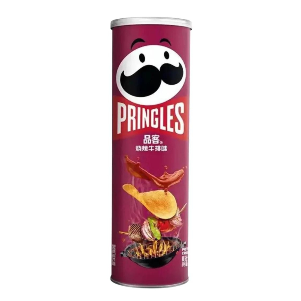 Πατατάκια με Γεύση Ασιατική Μπριζόλα BBQ 110g PRINGLES