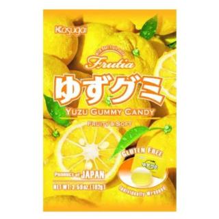 Yuzu Gummy Candy 春日井 ゆずグミ 102g KASUGAI