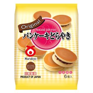 Dorayaki Pancake with Red Bean Filling 丸京 どらやき ほどよい甘さのつぶあん 310g (6p) MARUKYO