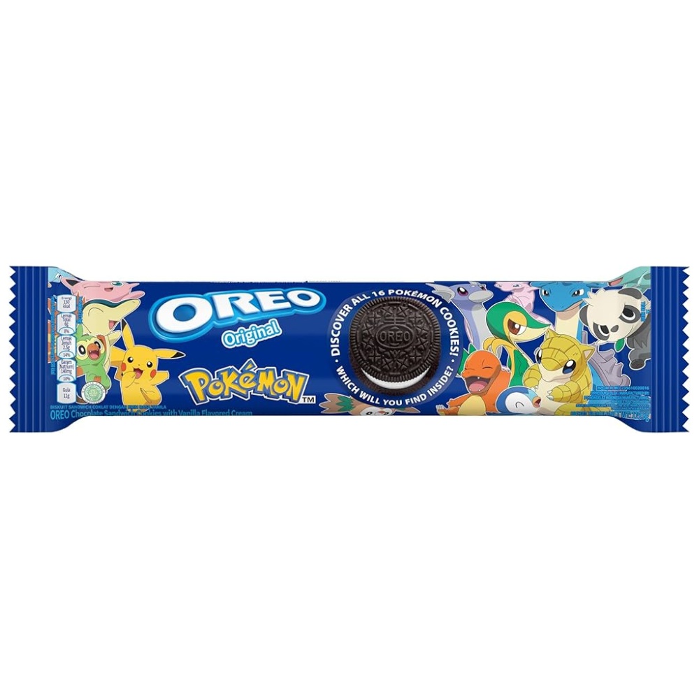 Oreo Cookies Vanilla Cream Flavoured Filling Pokemon 119,6g OREO