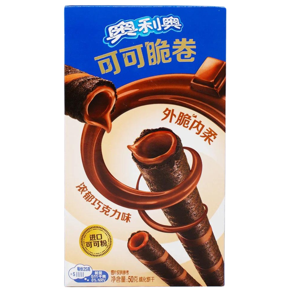 Oreo Wafer Roll with Chocolate Flavored Cream 50g OREO