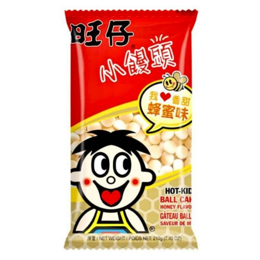 Ball Cake Honey Flavour - 旺旺 小馒头 蜂蜜味 210g WANT WANT