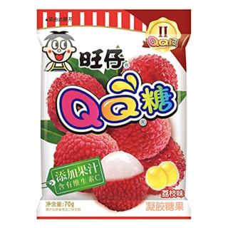 QQ Lychee Flavoured Gummy 70g WANT WANT