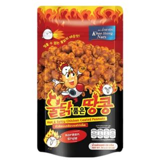 Korean Hot&Spicy Chicken Coated Peanuts 80g KHAO SHONG