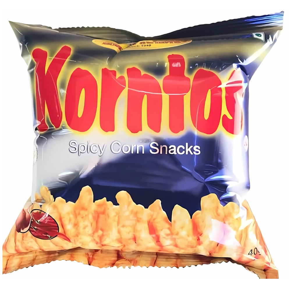 Καυτερό Σνακ Καλαμποκιού Korntos 40g BOMBY SWEETS