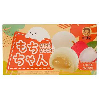Mini Μότσι με Γέμιση Γεύσης Λίτσι 80g SZU SHEN PO