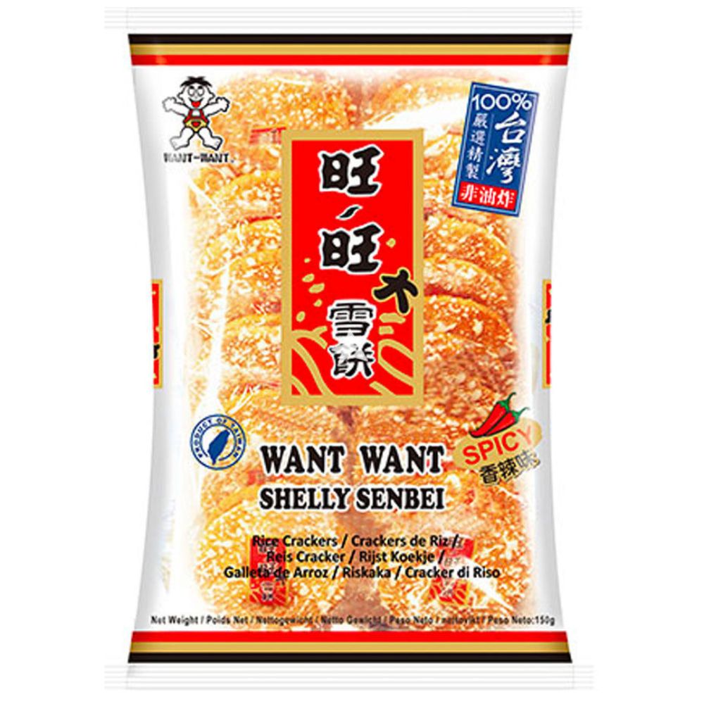 Rice Crackers Spicy 150g WANT WANT