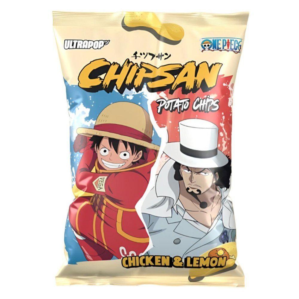 Potatoe Chips Chicken Lemon Flavour ONE PIECE LUFFY 110g CHIPSAN