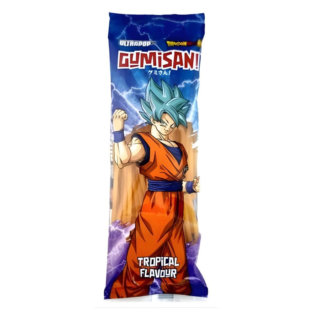 Fruit Gum Tropical Fruit Flavour DRAGON BALL GOKU 75g GUMISAN