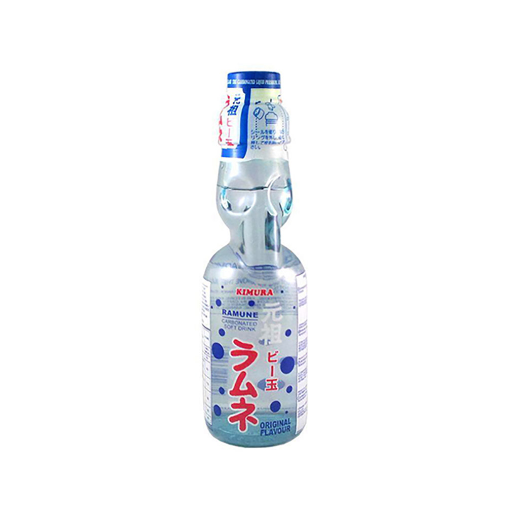 Ganzo Ramune Carbonated Soft Drink Original Flavour 200ml KIMURA