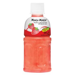 Strawberry Drink with Nata de Coco 320ml MOGU MOGU