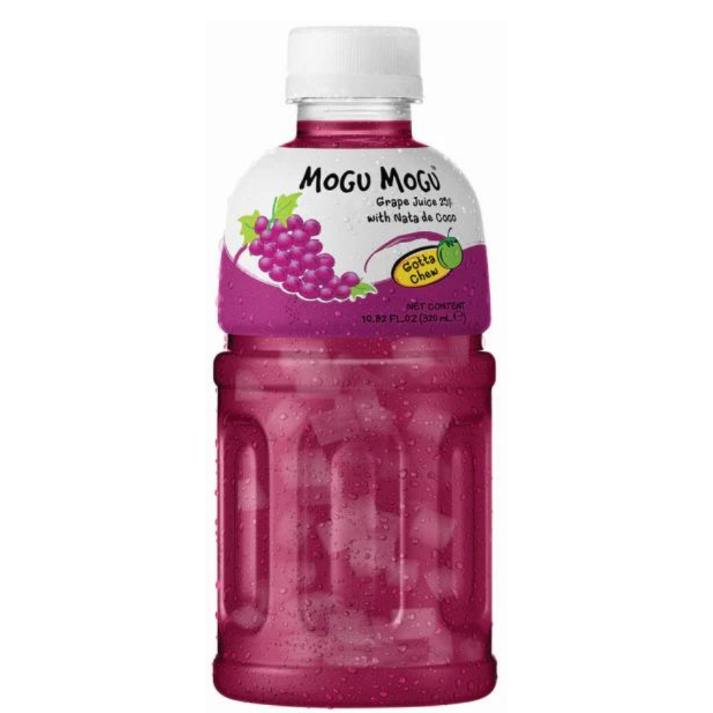 Grape Drink with Nata de Coco 320ml MOGU MOGU