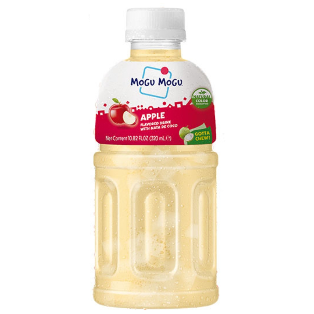 Apple Drink with Nata de Coco 320ml MOGU MOGU