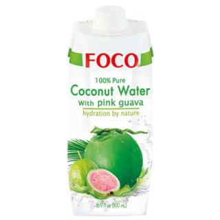 Νερό Καρύδας με Ροζ Γκουάβα 500ml FOCO