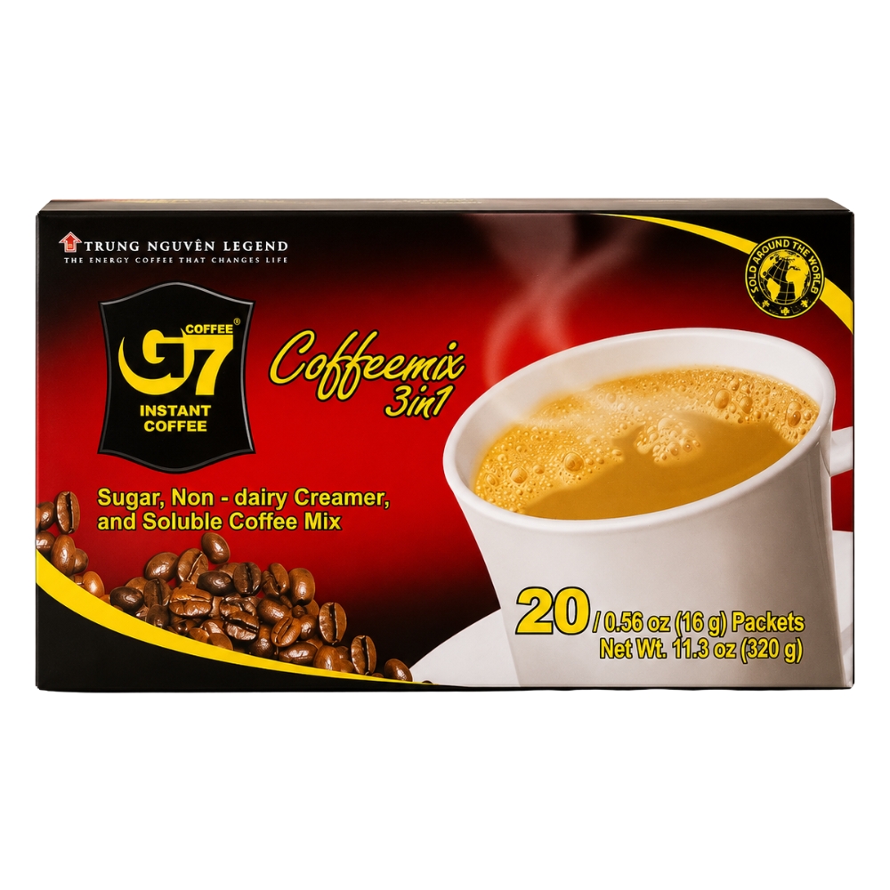 Instant Coffee G7 Coffeemix 3 in 1 (20 Sachets x 16g) 320g TRUNG NGUYEN