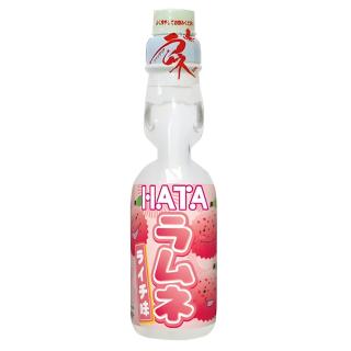 Ιαπωνικό Ανθρακούχο Αναψυκτικό Ramune με Γεύση Λίτσι 200ml HATAKOSEN